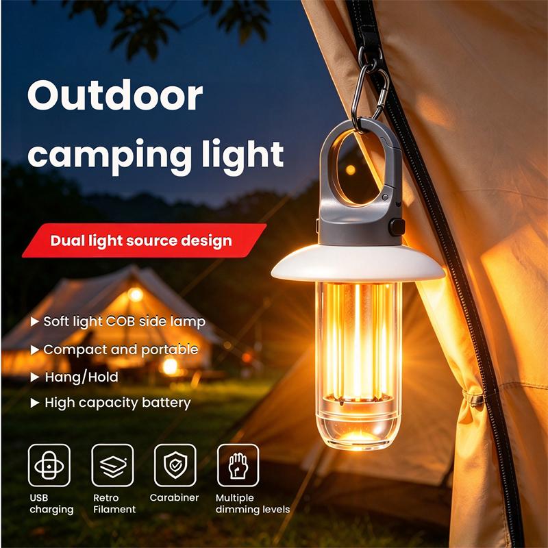 Power Bank - ไฟฉาย LED แบบชาร์จไฟได้ พร้อม 5 โหมด