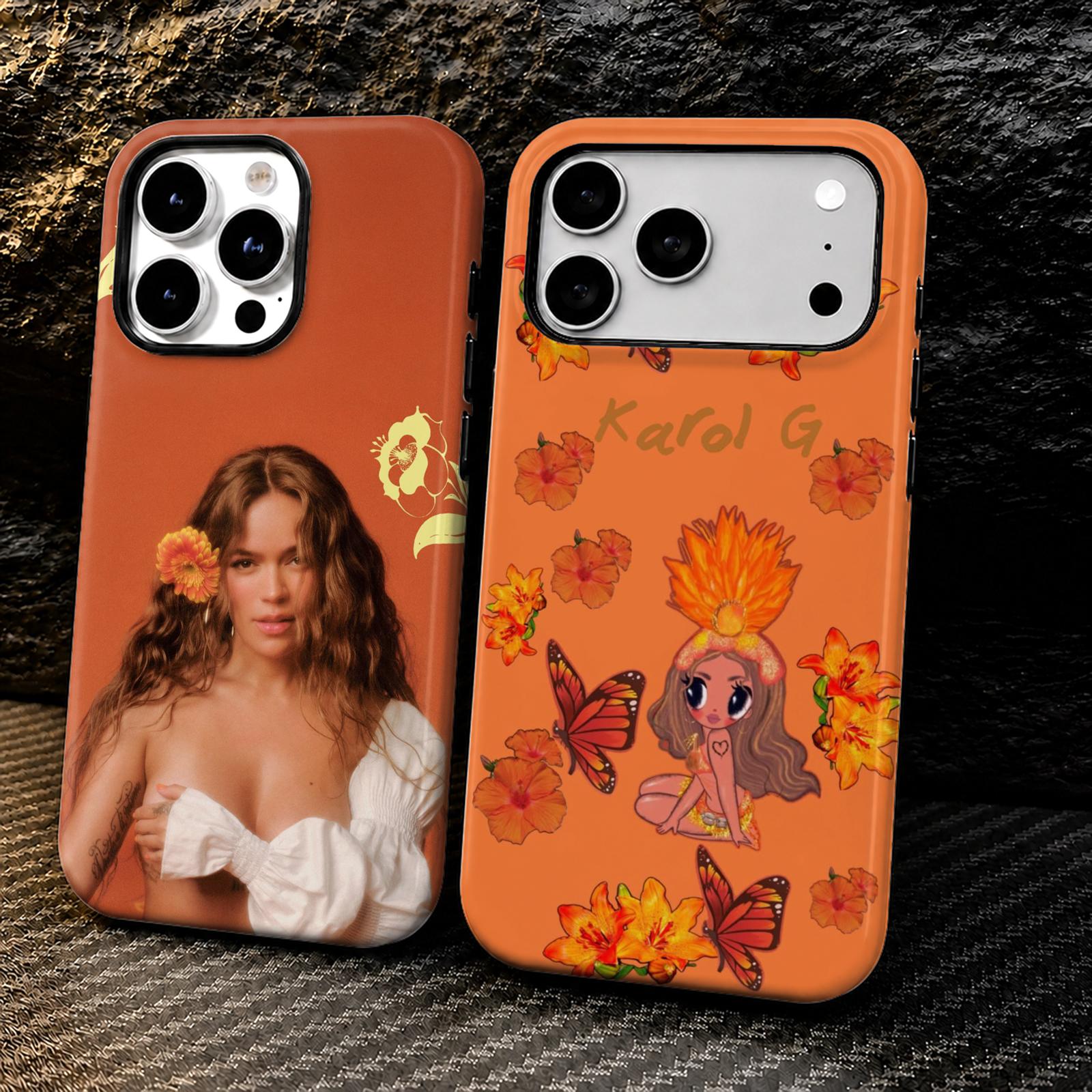 Usb Charger - เคสโทรศัพท์ลายอัลบั้มนักร้อง K-Karol G สำหรับ iPhone 18