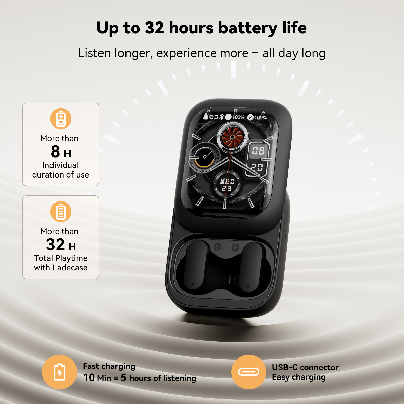 Headphones Wireless - หูฟังไร้สายบลูทูธ ZNP N04 พร้อมระบบแปลภาษาด้วยเสียง AI รองรับหลายภาษา