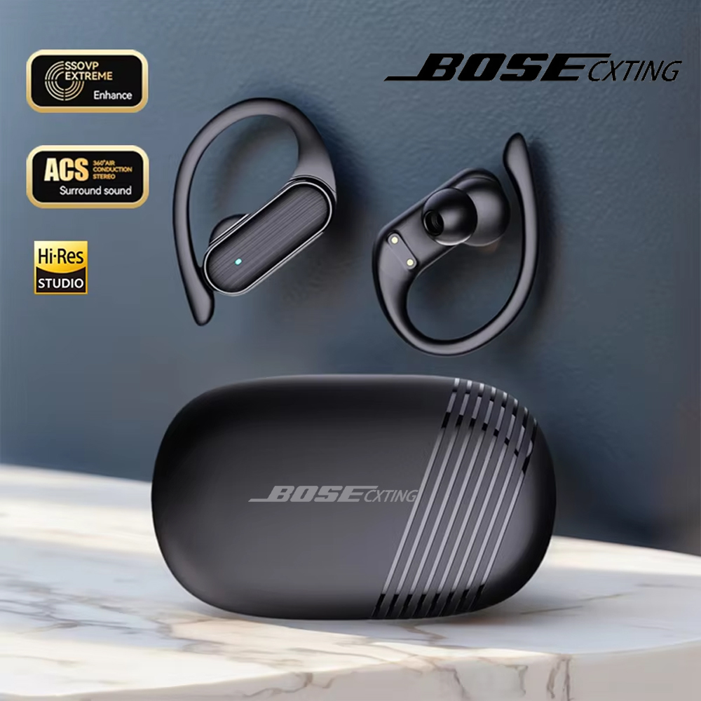 Headphones Wireless - BOSECXTING A520 หูฟังไร้สายสำหรับธุรกิจ แบบเกี่ยวหู เสียงเบส HIFI