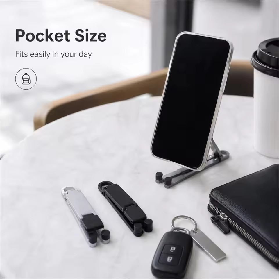 ขาตั้งโทรศัพท์แบบพับได้พร้อมพว - Phone Holder บทวิจารณ์และราคา