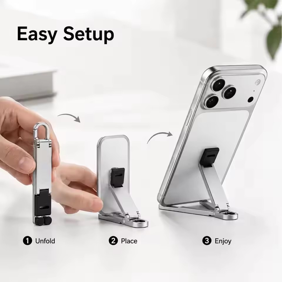 ขาตั้งโทรศัพท์แบบพับได้พร้อมพว - Phone Holder บทวิจารณ์และราคา