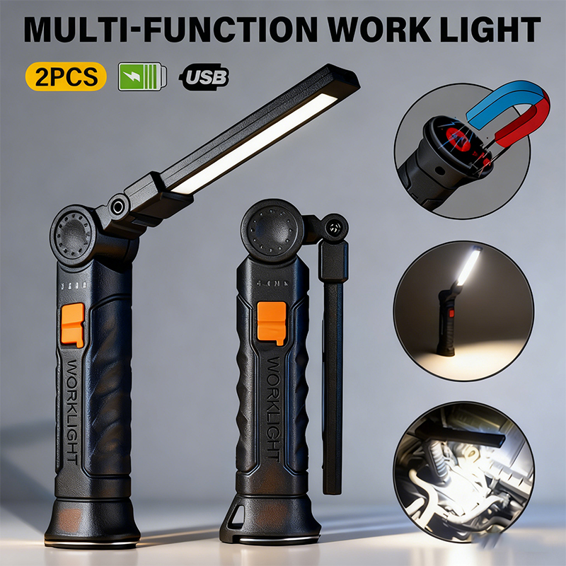 ไฟฉาย LED แบบพกพา COB ชาร์จไฟผ - Power Bank บทวิจารณ์และราคา