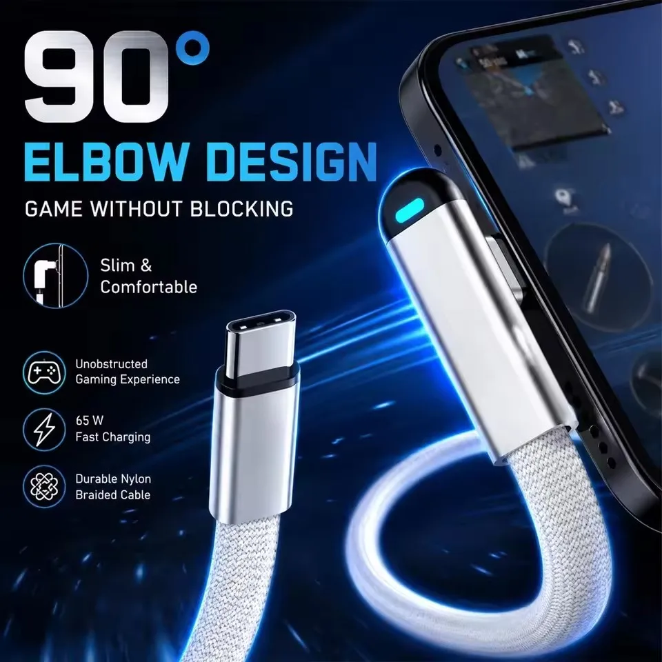 สายชาร์จแบบถัก 65W USB C เป็น  - Usb Charger บทวิจารณ์และราคา