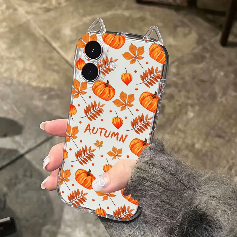 เคสโทรศัพท์ลายใบไม้ร่วงและฟักท - Usb Charger บทวิจารณ์และราคา