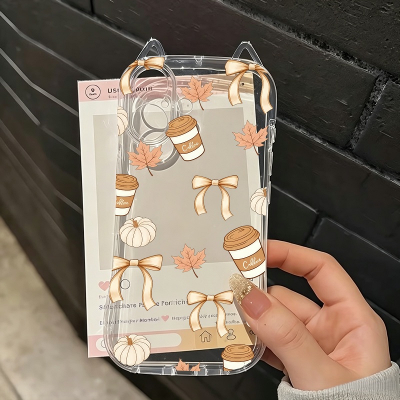 เคสโทรศัพท์ลายใบไม้ร่วงและฟักท - Usb Charger บทวิจารณ์และราคา