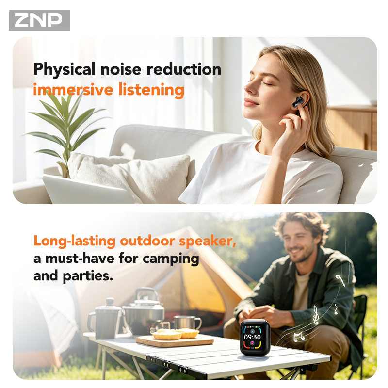 หูฟังไร้สาย ZNP N04 TWS พร้อมห - Headphones Wireless บทวิจารณ์และราคา