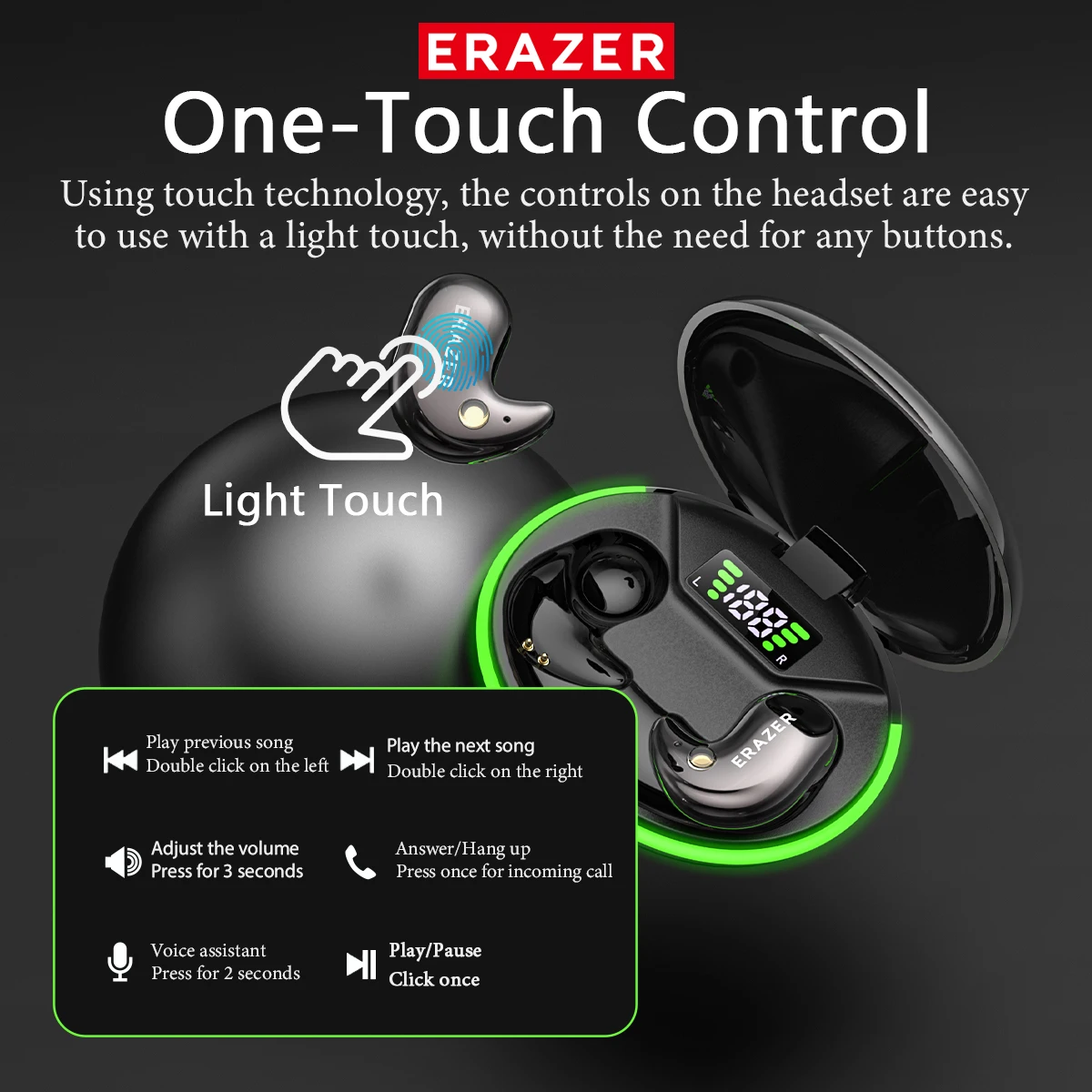หูฟังบลูทูธแบบอินเอียร์ EARZER - Wireless Charger บทวิจารณ์และราคา