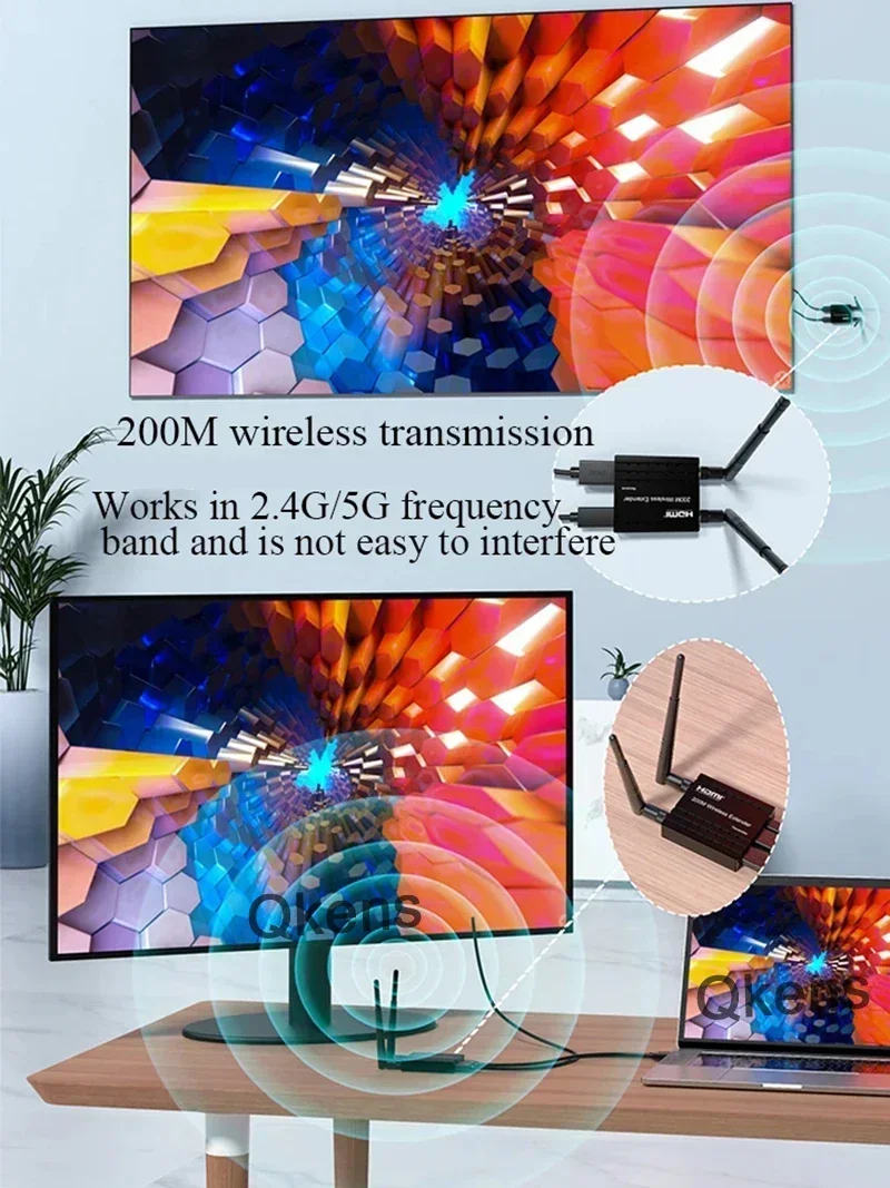 ตัวขยายสัญญาณ HDMI ไร้สาย เครื - Hdmi Adapter บทวิจารณ์และราคา